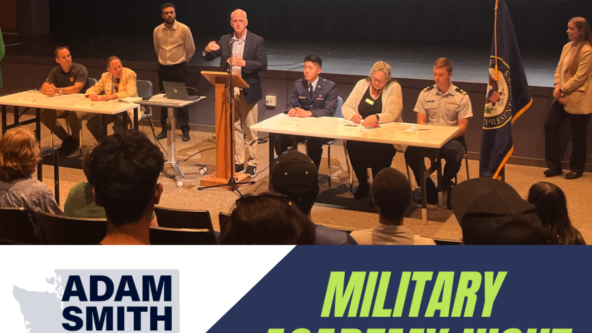 graphic describing military academy night